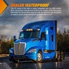 image:imageNilight 5 Inch Amber Top Roof Lights 5 Pack Smoked Lens 12 LED Cab Marker Lights DC 12V Hardwired IP67 Waterproof PCABS for Cascadia 20082019 Freightliner amp Most Semi Trucks TrailersAmber 4LEDHeavy Duty Trucks
