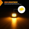 image:imageNilight 5 Inch Amber Top Roof Lights 5 Pack Smoked Lens 12 LED Cab Marker Lights DC 12V Hardwired IP67 Waterproof PCABS for Cascadia 20082019 Freightliner amp Most Semi Trucks TrailersSmoked Amber Ford F 19841997