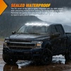 image:imageNilight 5 Inch Amber Top Roof Lights 5 Pack Smoked Lens 12 LED Cab Marker Lights DC 12V Hardwired IP67 Waterproof PCABS for Cascadia 20082019 Freightliner amp Most Semi Trucks TrailersWhite FordRam Trucks SUV POV