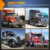 image:imageNilight 5 Inch Amber Top Roof Lights 5 Pack Smoked Lens 12 LED Cab Marker Lights DC 12V Hardwired IP67 Waterproof PCABS for Cascadia 20082019 Freightliner amp Most Semi Trucks TrailersAmber 4LEDHeavy Duty Trucks
