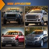 image:imageNilight 5 Inch Amber Top Roof Lights 5 Pack Smoked Lens 12 LED Cab Marker Lights DC 12V Hardwired IP67 Waterproof PCABS for Cascadia 20082019 Freightliner amp Most Semi Trucks TrailersSmoked Amber Ford F 20172022
