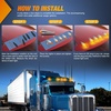 image:imageNilight 5 Inch Amber Top Roof Lights 5 Pack Smoked Lens 12 LED Cab Marker Lights DC 12V Hardwired IP67 Waterproof PCABS for Cascadia 20082019 Freightliner amp Most Semi Trucks TrailersAmber 18LEDHeavy Duty Trucks