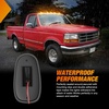 image:imageNilight 5 Inch Amber Top Roof Lights 5 Pack Smoked Lens 12 LED Cab Marker Lights DC 12V Hardwired IP67 Waterproof PCABS for Cascadia 20082019 Freightliner amp Most Semi Trucks TrailersSmoked Amber Ford F 19841997