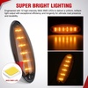 image:imageNilight 5 Inch Amber Top Roof Lights 5 Pack Smoked Lens 12 LED Cab Marker Lights DC 12V Hardwired IP67 Waterproof PCABS for Cascadia 20082019 Freightliner amp Most Semi Trucks TrailersSmoked Amber 12LEDFreightliner Cascadia 20082013