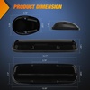 image:imageNilight 5 Inch Amber Top Roof Lights 5 Pack Smoked Lens 12 LED Cab Marker Lights DC 12V Hardwired IP67 Waterproof PCABS for Cascadia 20082019 Freightliner amp Most Semi Trucks TrailersSmoked Amber SilveradoSierra 20022007