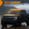 image:imageNilight 5 Inch Amber Top Roof Lights 5 Pack Smoked Lens 12 LED Cab Marker Lights DC 12V Hardwired IP67 Waterproof PCABS for Cascadia 20082019 Freightliner amp Most Semi Trucks TrailersSmoked Amber FordRam Trucks SUV POV