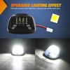 image:imageNilight 5 Inch Amber Top Roof Lights 5 Pack Smoked Lens 12 LED Cab Marker Lights DC 12V Hardwired IP67 Waterproof PCABS for Cascadia 20082019 Freightliner amp Most Semi Trucks TrailersWhite FordRam Trucks SUV POV