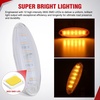 image:imageNilight 5 Inch Amber Top Roof Lights 5 Pack Smoked Lens 12 LED Cab Marker Lights DC 12V Hardwired IP67 Waterproof PCABS for Cascadia 20082019 Freightliner amp Most Semi Trucks TrailersClear Amber 12LEDFreightliner Cascadia 20082013