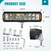 image:imageNilight 6 Inch LED Light Bar 2PCS 50W Off Road Driving Work Fog Lights Spot Flood Combo IP67 Waterproof for Truck Pickup SUV ATV UTV Boat Motorcycle 4x4 Car