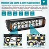 image:imageNilight 6 Inch LED Light Bar 2PCS 50W Off Road Driving Work Fog Lights Spot Flood Combo IP67 Waterproof for Truck Pickup SUV ATV UTV Boat Motorcycle 4x4 Car