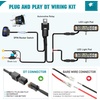 image:imageNilight 6 Inch LED Light Bar 2PCS 50W Off Road Driving Work Fog Lights Spot Flood Combo IP67 Waterproof with 18AWG Rocker Switch Wiring Harness Kit for Truck Pickup SUV ATV UTV Boat Motorcycle 4x4 Car