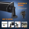 image:imageNilight 75 Inch 36 W LED Light Bar with Yellow Black Covers Spot Lighting for Work Backup Off Road Driving Fog Lamp on Motorcycle Van Camper Wagon Car Pickup Golf Cart ATV UTV SUV Truck Boat 4x454Inch 312W Curved Light