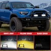 image:imageNilight 75 Inch 36 W LED Light Bar with Yellow Black Covers Spot Lighting for Work Backup Off Road Driving Fog Lamp on Motorcycle Van Camper Wagon Car Pickup Golf Cart ATV UTV SUV Truck Boat 4x475 inch 36W Light Bar light covers