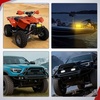 image:imageNilight 75 Inch 36 W LED Light Bar with Yellow Black Covers Spot Lighting for Work Backup Off Road Driving Fog Lamp on Motorcycle Van Camper Wagon Car Pickup Golf Cart ATV UTV SUV Truck Boat 4x475 inch 36W Light Bar light covers