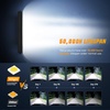 image:imageNilight 75 Inch 36 W LED Light Bar with Yellow Black Covers Spot Lighting for Work Backup Off Road Driving Fog Lamp on Motorcycle Van Camper Wagon Car Pickup Golf Cart ATV UTV SUV Truck Boat 4x454Inch 312W Curved Light