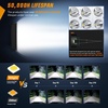 image:imageNilight 75 Inch 36 W LED Light Bar with Yellow Black Covers Spot Lighting for Work Backup Off Road Driving Fog Lamp on Motorcycle Van Camper Wagon Car Pickup Golf Cart ATV UTV SUV Truck Boat 4x475 inch 36W Light Bar