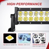 image:imageNilight 75 Inch 36 W LED Light Bar with Yellow Black Covers Spot Lighting for Work Backup Off Road Driving Fog Lamp on Motorcycle Van Camper Wagon Car Pickup Golf Cart ATV UTV SUV Truck Boat 4x475 inch 36W Light Bar light covers