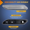 image:imageNilight Fender Side Marker Light Lens 2 PCS Front Clear Len Clearance Light Housing Replacements Compatible with 2011 2012 2013 2014 2015 2016 MINI Cooper R60 Countryman R61 Paceman