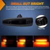 image:imageNilight Fender Side Marker Lights 2 PCS 24LED Front Smoked Len Flowing Amber Light Compatible with Mitsubishi 20082018 Lancer Evolution X 2011up Outlander Sport 2014up Mirage 20072013 Outlander