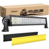 image:imageNilight 22 Inch 120 W LED Light Bar with Yellow Black Covers Spot Flood Combo Lighting for Off Road Driving Fog Lamp on Motorcycle Van Camper Car Pickup Golf Cart ATV UTV SUV Truck Boat 4x4