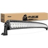 image:imageNilight 75 Inch 36 W LED Light Bar with Yellow Black Covers Spot Lighting for Work Backup Off Road Driving Fog Lamp on Motorcycle Van Camper Wagon Car Pickup Golf Cart ATV UTV SUV Truck Boat 4x452 inch 300W Curved Light Bar