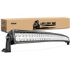 image:imageNilight 75 Inch 36 W LED Light Bar with Yellow Black Covers Spot Lighting for Work Backup Off Road Driving Fog Lamp on Motorcycle Van Camper Wagon Car Pickup Golf Cart ATV UTV SUV Truck Boat 4x454Inch 312W Curved Light