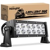 image:imageNilight 75 Inch 36 W LED Light Bar with Yellow Black Covers Spot Lighting for Work Backup Off Road Driving Fog Lamp on Motorcycle Van Camper Wagon Car Pickup Golf Cart ATV UTV SUV Truck Boat 4x475 inch 36W Light Bar