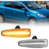 image:imageNilight Fender Side Marker Lights 2 PCS 24LED Front Clear Len Flowing Amber Light Compatible with Mitsubishi 20082018 Lancer Evolution X 2011up Outlander Sport 2014up Mirage 20072013 Outlander