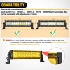 image:imageNilight 135 Inch Spot Flood Combo LED Light Bar Cover Yellow Protective Durable Polycarbonate Lens Waterproof Dustproof ScratchProof for SideMounted Roof Bumper Off Road Driving Fog Lighting
