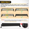 image:imageNilight 22 Inch Spot Flood Combo LED Light Bar Cover Black Protective Durable Polycarbonate Lens Waterproof Dustproof ScratchProof for SideMounted Roof Bumper Off Road Driving Fog Lighting