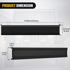 image:imageNilight 22 Inch Spot Flood Combo LED Light Bar Cover Black Protective Durable Polycarbonate Lens Waterproof Dustproof ScratchProof for SideMounted Roof Bumper Off Road Driving Fog Lighting