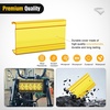 image:imageNilight 75 Inch 36 W Spot LED Light Bar Cover Yellow Protective Durable Polycarbonate Lens Waterproof Dustproof ScratchProof for Double Row SideMounted Roof Bumper Off Road Driving Fog Lighting