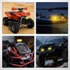 image:imageNilight 75 Inch 36 W Spot LED Light Bar Cover Yellow Protective Durable Polycarbonate Lens Waterproof Dustproof ScratchProof for Double Row SideMounted Roof Bumper Off Road Driving Fog Lighting