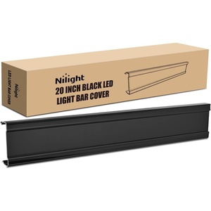 image:imageNilight 22 Inch Spot Flood Combo LED Light Bar Cover Black Protective Durable Polycarbonate Lens Waterproof Dustproof ScratchProof for SideMounted Roof Bumper Off Road Driving Fog Lighting
