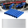 image:imageNilight Spark Plug Wire Heat Shield Sleeve 8Pcs 3632F Boot Protector  with 10 Metal Zip Ties Replacement for LS1LS2 SBC BBC 350 454 Car Truck 6 Inch TitaniumBlue