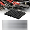 image:imageNilight Spark Plug Wire Heat Shield Sleeve 8Pcs 3632F Boot Protector  with 10 Metal Zip Ties Replacement for LS1LS2 SBC BBC 350 454 Car Truck 6 Inch TitaniumBlack