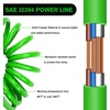 image:imageNilight 15FT Air Line Hose Assembly Rubber with 12 NPT Swivel Fitting Straight Heavy Duty Power Hoses Set Spring Guard Grips DOT Fittings for Semi Truck Trailer Tractor12FT Green ABS Cable