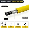 image:imageNilight 15FT Air Line Hose Assembly Rubber with 12 NPT Swivel Fitting Straight Heavy Duty Power Hoses Set Spring Guard Grips DOT Fittings for Semi Truck Trailer Tractor38 x 50FT Air HoseYellow