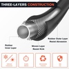 image:imageNilight 15FT Air Line Hose Assembly Rubber with 12 NPT Swivel Fitting Straight Heavy Duty Power Hoses Set Spring Guard Grips DOT Fittings for Semi Truck Trailer Tractor15FT Air Brake Hose