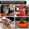 image:imageNilight 15FT Air Line Hose Assembly Rubber with 12 NPT Swivel Fitting Straight Heavy Duty Power Hoses Set Spring Guard Grips DOT Fittings for Semi Truck Trailer Tractor38 x 50FT Air HoseOrange