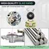 image:imageNilight 15FT Air Line Hose Assembly Rubber with 12 NPT Swivel Fitting Straight Heavy Duty Power Hoses Set Spring Guard Grips DOT Fittings for Semi Truck Trailer Tractor38 x 50FT Air HoseGreen