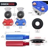 image:imageNilight 15FT Air Line Hose Assembly Rubber with 12 NPT Swivel Fitting Straight Heavy Duty Power Hoses Set Spring Guard Grips DOT Fittings for Semi Truck Trailer TractorGlad Hand Kit with Seals