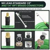 image:imageNilight 15FT Air Line Hose Assembly Rubber with 12 NPT Swivel Fitting Straight Heavy Duty Power Hoses Set Spring Guard Grips DOT Fittings for Semi Truck Trailer Tractor38 x 50FT Air HoseGreen