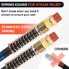 image:imageNilight 15FT Air Line Hose Assembly Rubber with 12 NPT Swivel Fitting Straight Heavy Duty Power Hoses Set Spring Guard Grips DOT Fittings for Semi Truck Trailer Tractor15FT Air Brake Hose