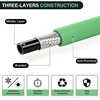 image:imageNilight 15FT Air Line Hose Assembly Rubber with 12 NPT Swivel Fitting Straight Heavy Duty Power Hoses Set Spring Guard Grips DOT Fittings for Semi Truck Trailer Tractor38 x 50FT Air HoseGreen