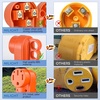 image:imageNilight 50 Amp RV Male Replacement Plug 125250 Volt Heavy Duty Receptacle with Handle ETL Listed NEMA 1450P for Camper Caravan Motorhome Van TrailerAmber
