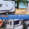 image:imageNilight 50 Amp RV Male Replacement Plug 125250 Volt Heavy Duty Receptacle with Handle ETL Listed NEMA 1450P for Camper Caravan Motorhome Van TrailerBlack