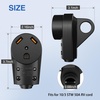 image:imageNilight 50 Amp RV Male Replacement Plug 125250 Volt Heavy Duty Receptacle with Handle ETL Listed NEMA 1450P for Camper Caravan Motorhome Van TrailerBlack