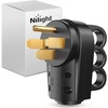image:imageNilight 50 Amp RV Male Replacement Plug 125250 Volt Heavy Duty Receptacle with Handle ETL Listed NEMA 1450P for Camper Caravan Motorhome Van TrailerBlack