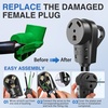 image:imageNilight 50 Amp RV Male Replacement Plug 125250 Volt Heavy Duty Receptacle with Handle ETL Listed NEMA 1450P for Camper Caravan Motorhome Van TrailerBlack